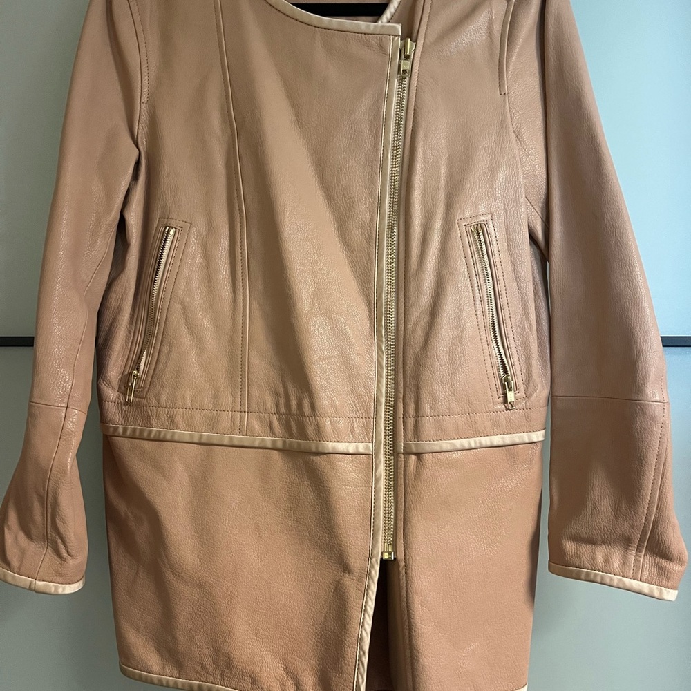Club Monaco Moto Leather Jacket